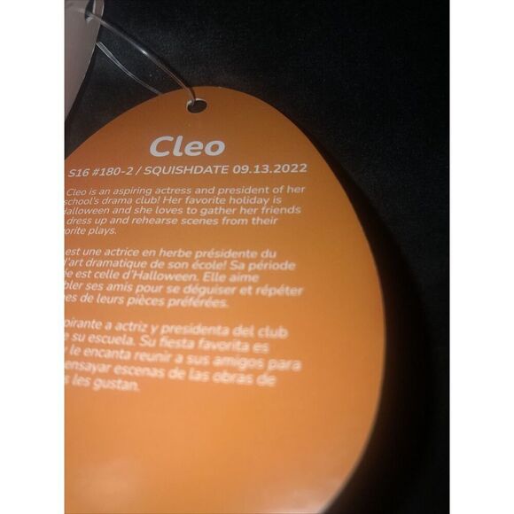 SQUISHMALLOWS Halloween CLEO the Cat WITCH Plush / Stuffed Animal - 16” NWT - Picture 14 of 16